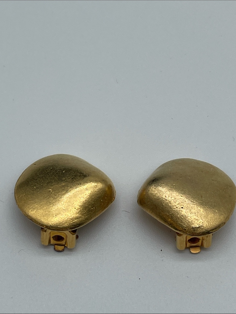 Elena Cantacuzene Paris Gold Shell Clip-On Earrings